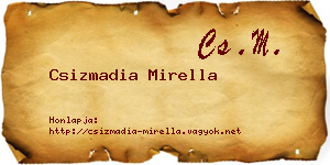 Csizmadia Mirella névjegykártya